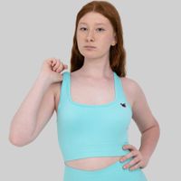 Sport BH Damen Seamless High Support Fitness XL Tiffany Blau