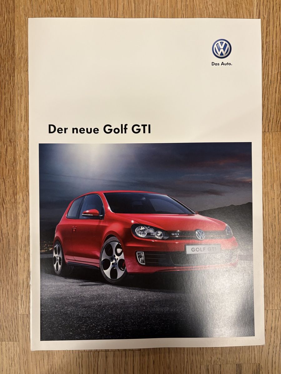 VW Documenti: VW Golf GTI Prospekt, 2006 2008 2009 oder 2010 – Usato da Freienstein venduto da Golfbueb 2