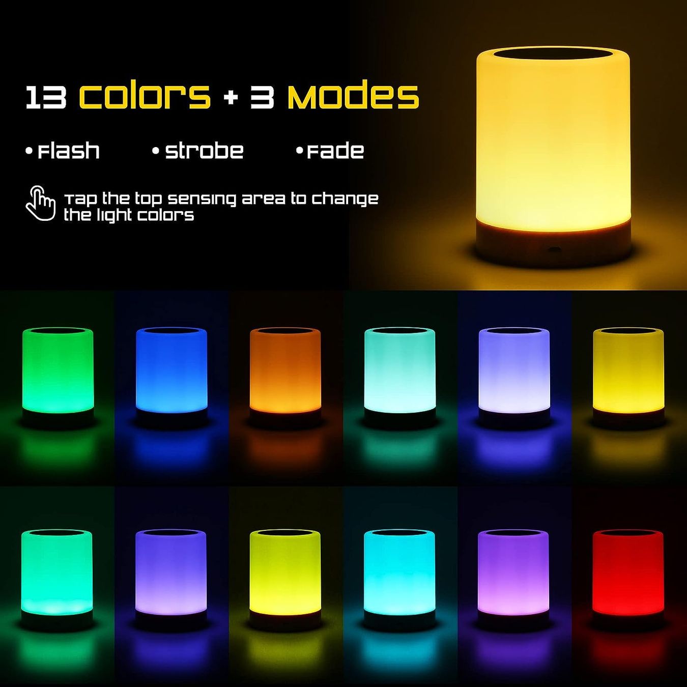 Lampade: LED Nachttischlampe, Touch Dimmbar – Nuovo e nell'imballaggio originale da Nuglar venduto da SaleRitter 2