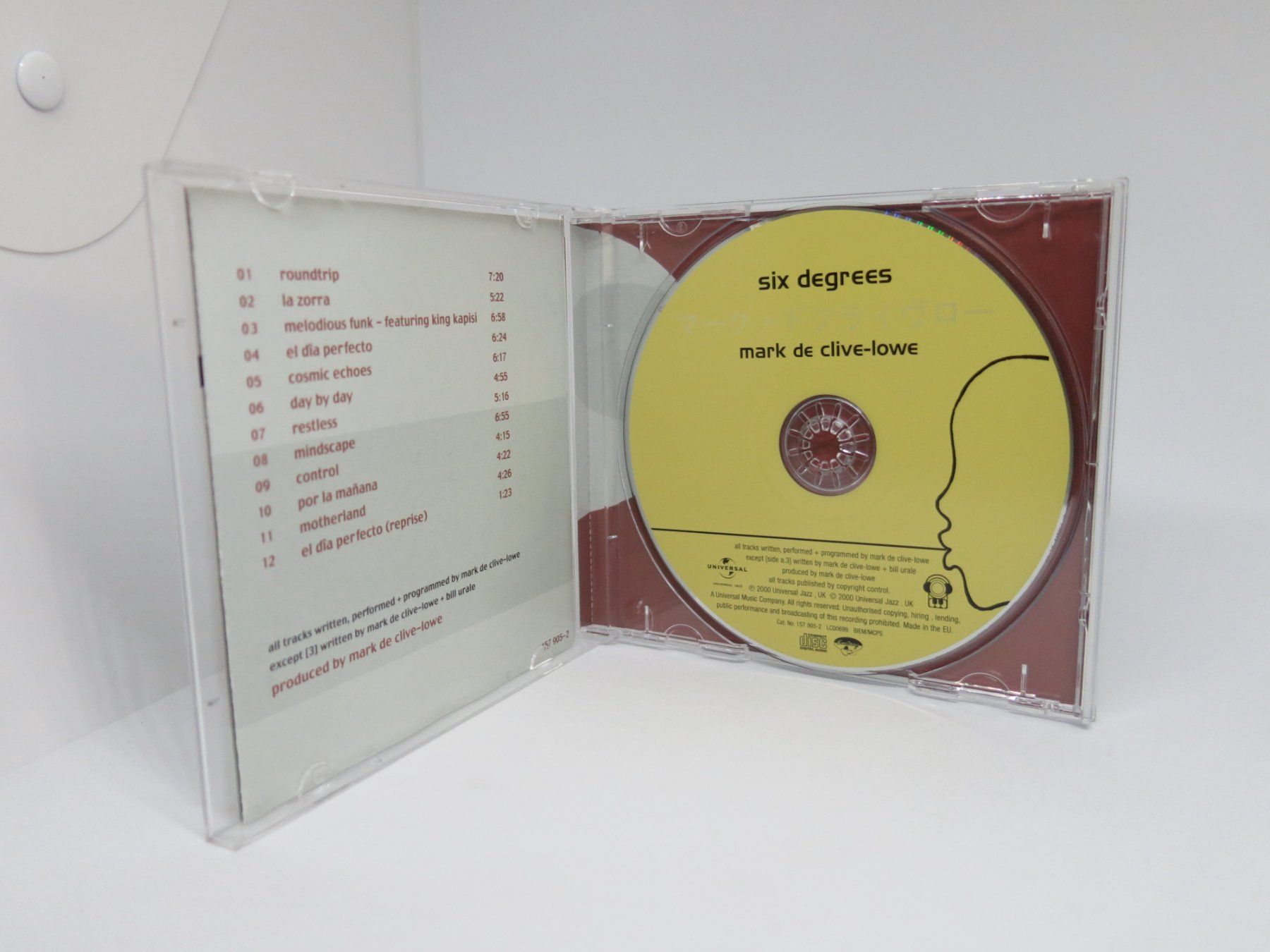 CDs: CD Mark De Clive-Lowe - Six Degrees – D'occasion à Ernetschwil par luisvonerni 1