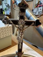 Altarleuchter-Garnitur,Christus Kreuz Becher(S3)