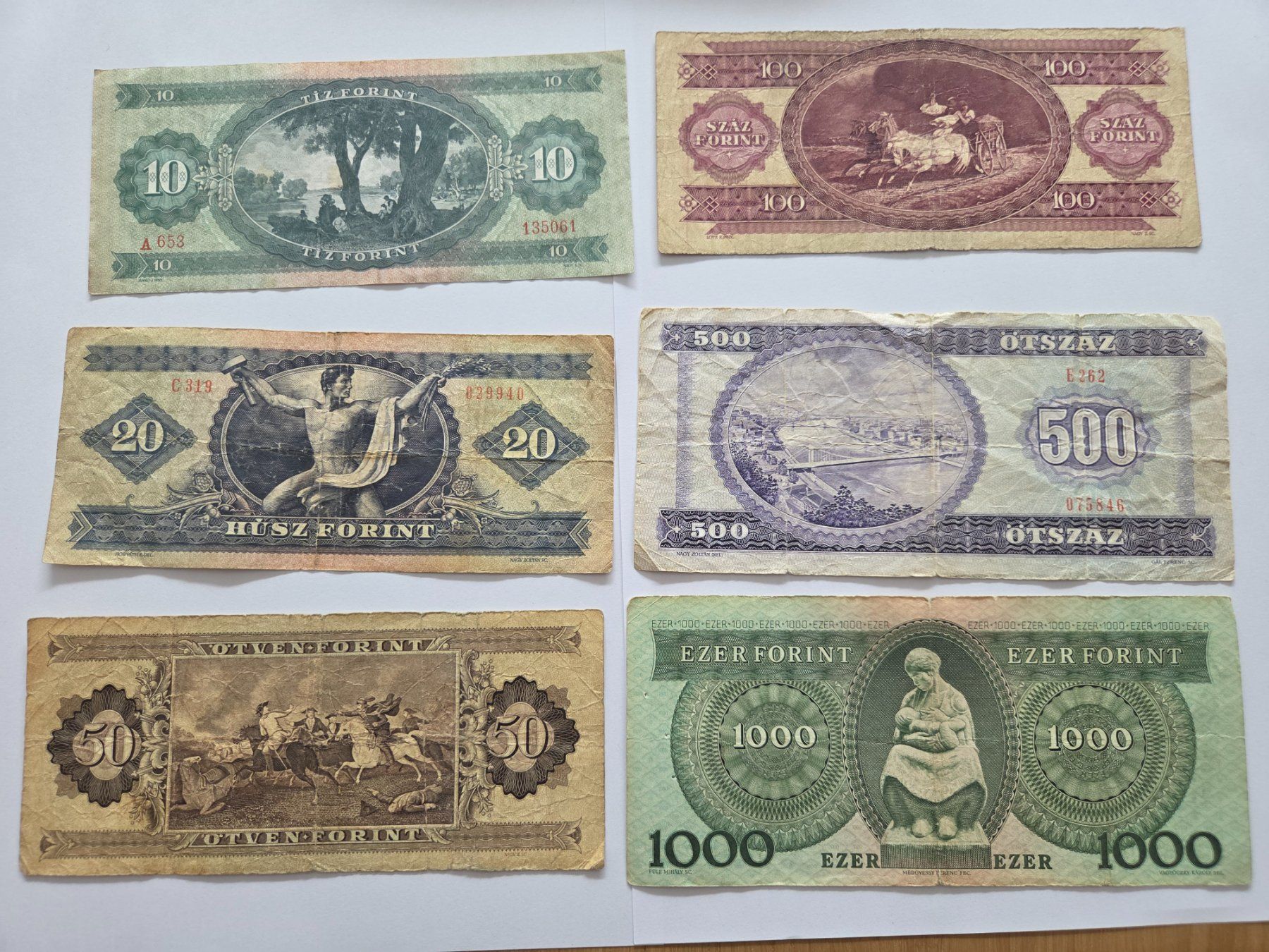 Banknoten: Banknoten aus Ungarn – Gebraucht aus Pravidondaz von LVtik 1