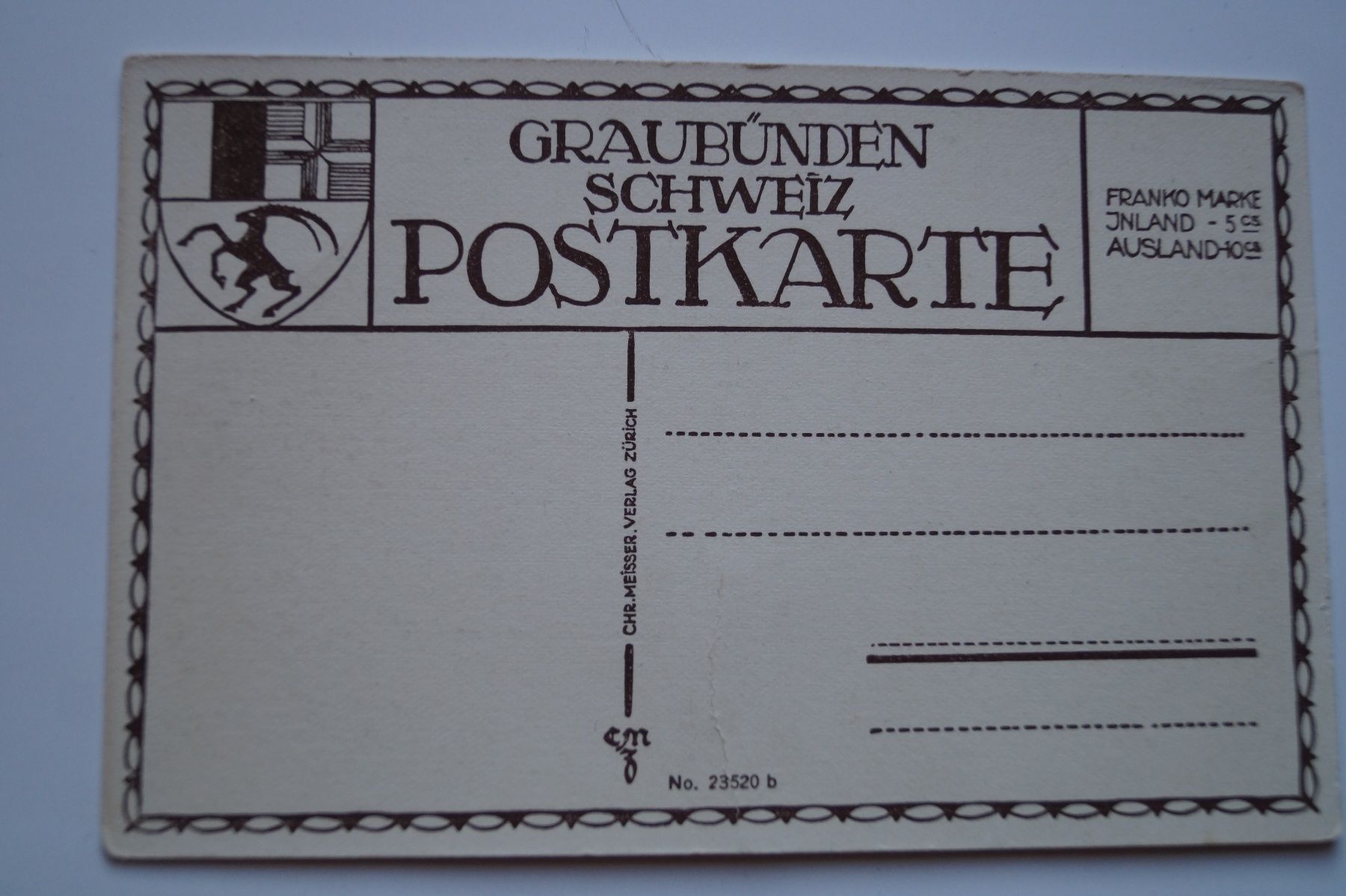 Cartoline postali: Graubünden Sammlung (11 Stück) – Usato da Scheid venduto da dirauls 1