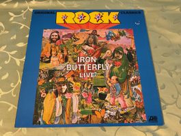 Iron Butterfly - Live (Rock Classics) - Top Vinyl Rarität!