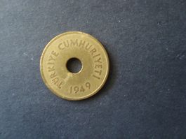Türkei  2,5  kurus  1949