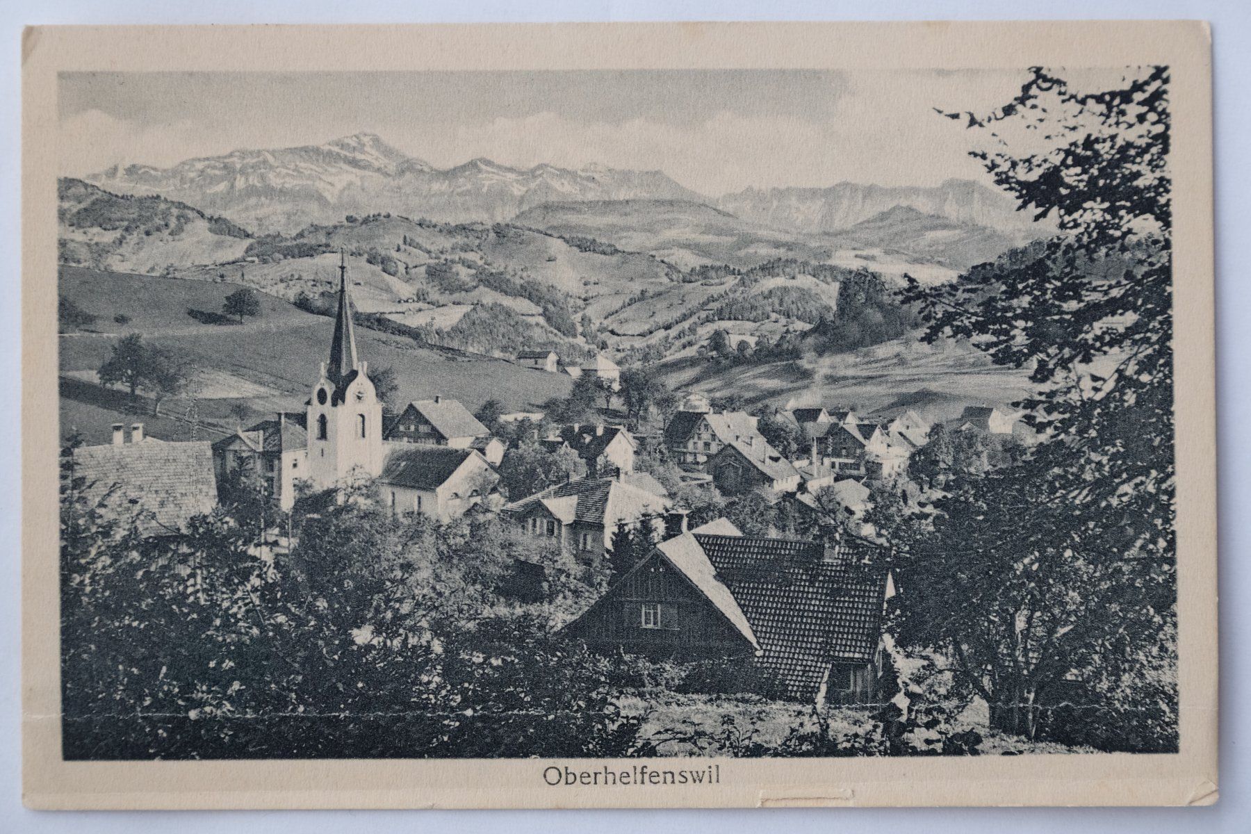 Cartoline postali: Ansichtskarte Oberhelfenswil ca. 1930 – Usato da Ehrendingen venduto da nicoro50