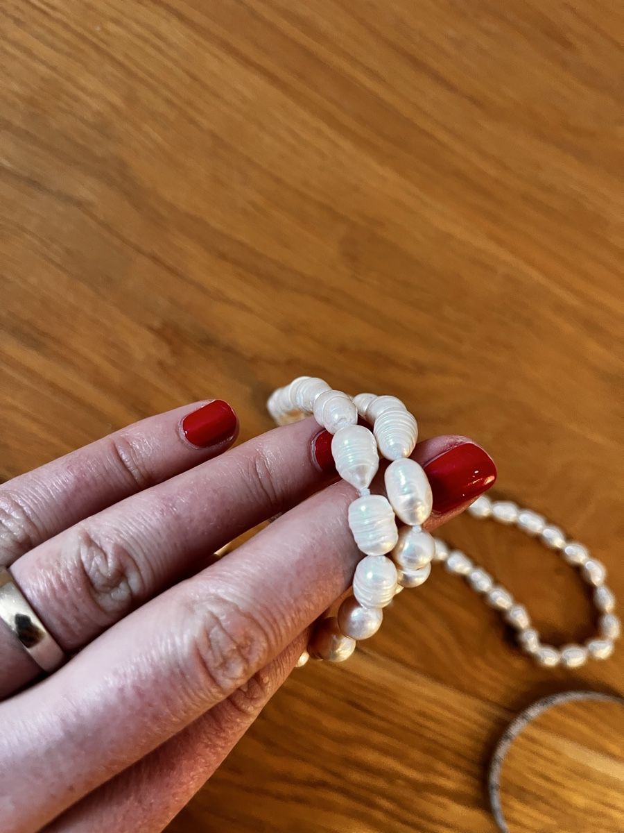 Perle (finte): Perle Kette – Nuovo (secondo la descrizione) da Dotzigen venduto da White_Warrior 1