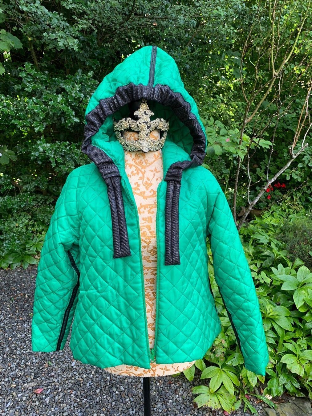 Jacken: Smaragdgrüne beidseitig isolierte Jacke Gr. S/M – Neu (gemäss Beschreibung) aus Füllinsdorf von Sternenblick19 5