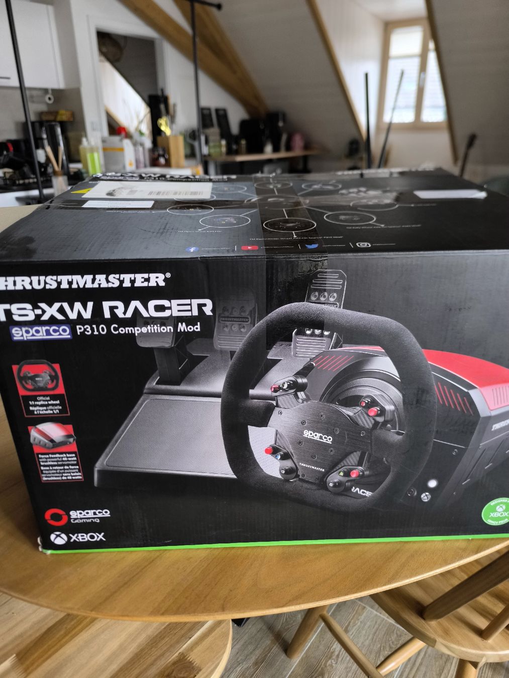 Thrustmaster Controller: SimRacing thrustmaster TS-XV race volant Sparco P-310 comp – Usato da Vuippens venduto da edo_z2cj 3