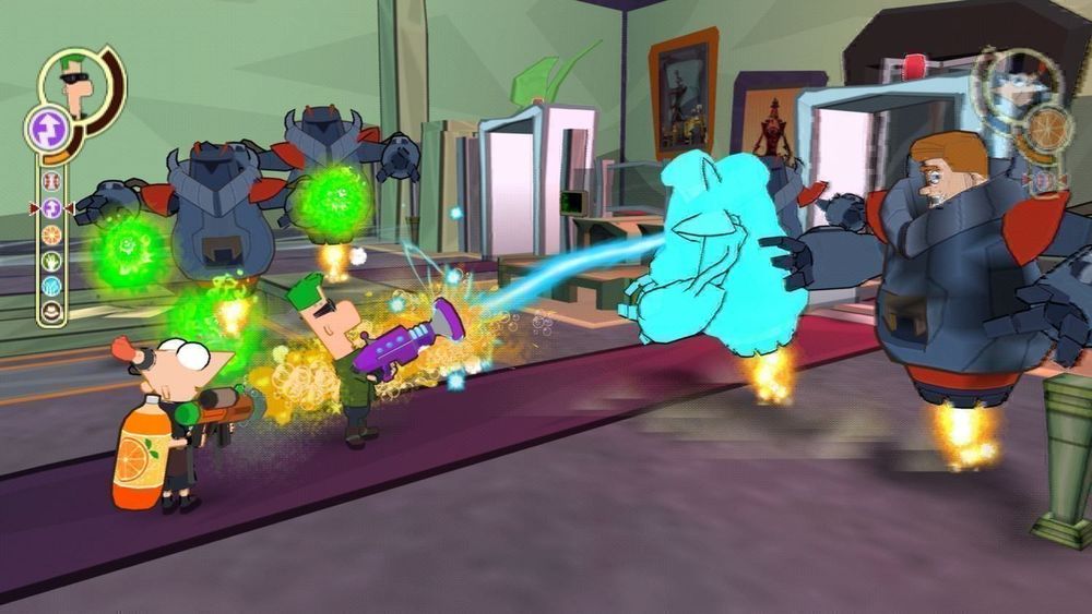 Phineas und Ferb Quer durch die 2. Dimension Wii 5