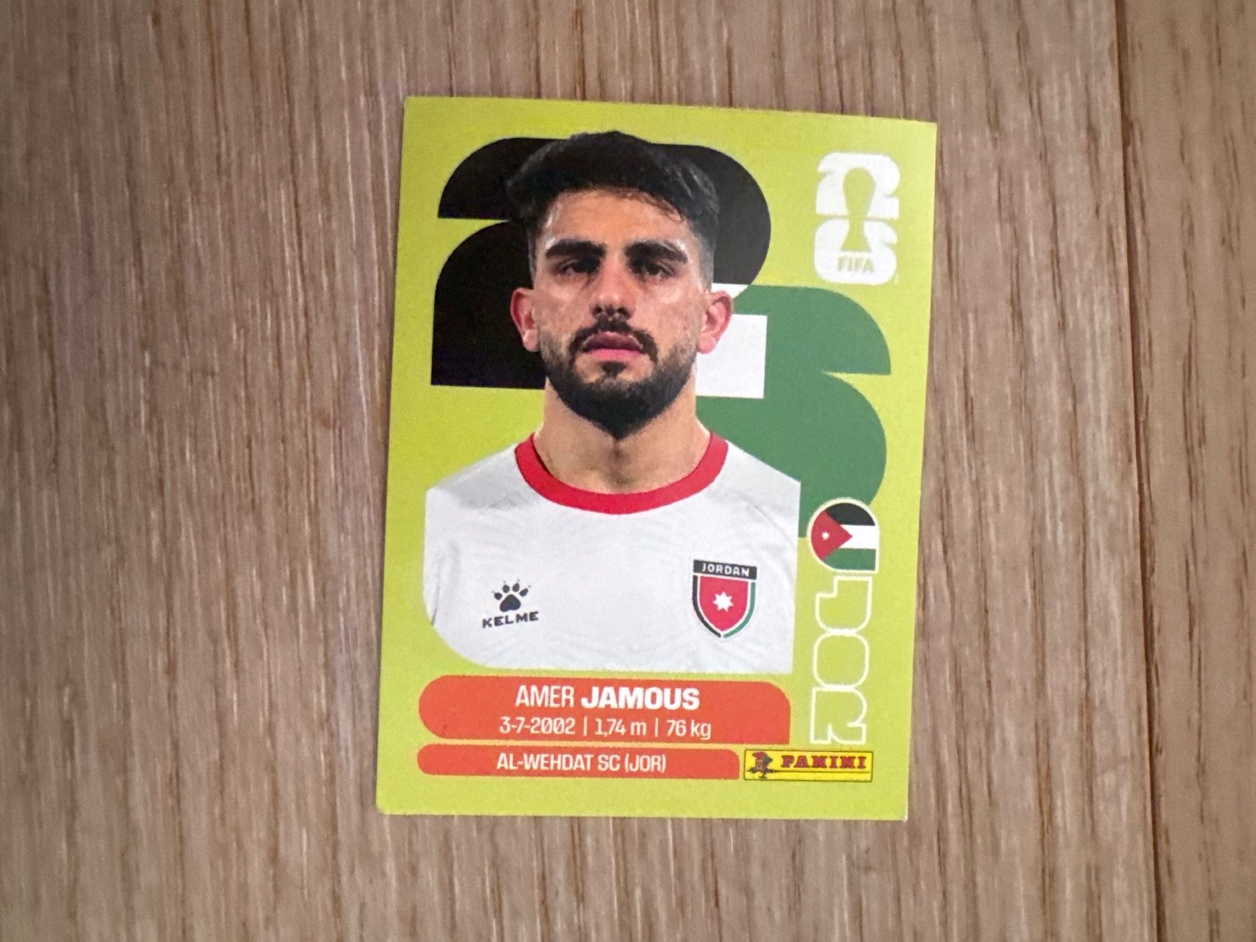 Panini Carte collezionabili: Panini 2026 JOR 14 – Usato da Lausanne venduto da FabienA