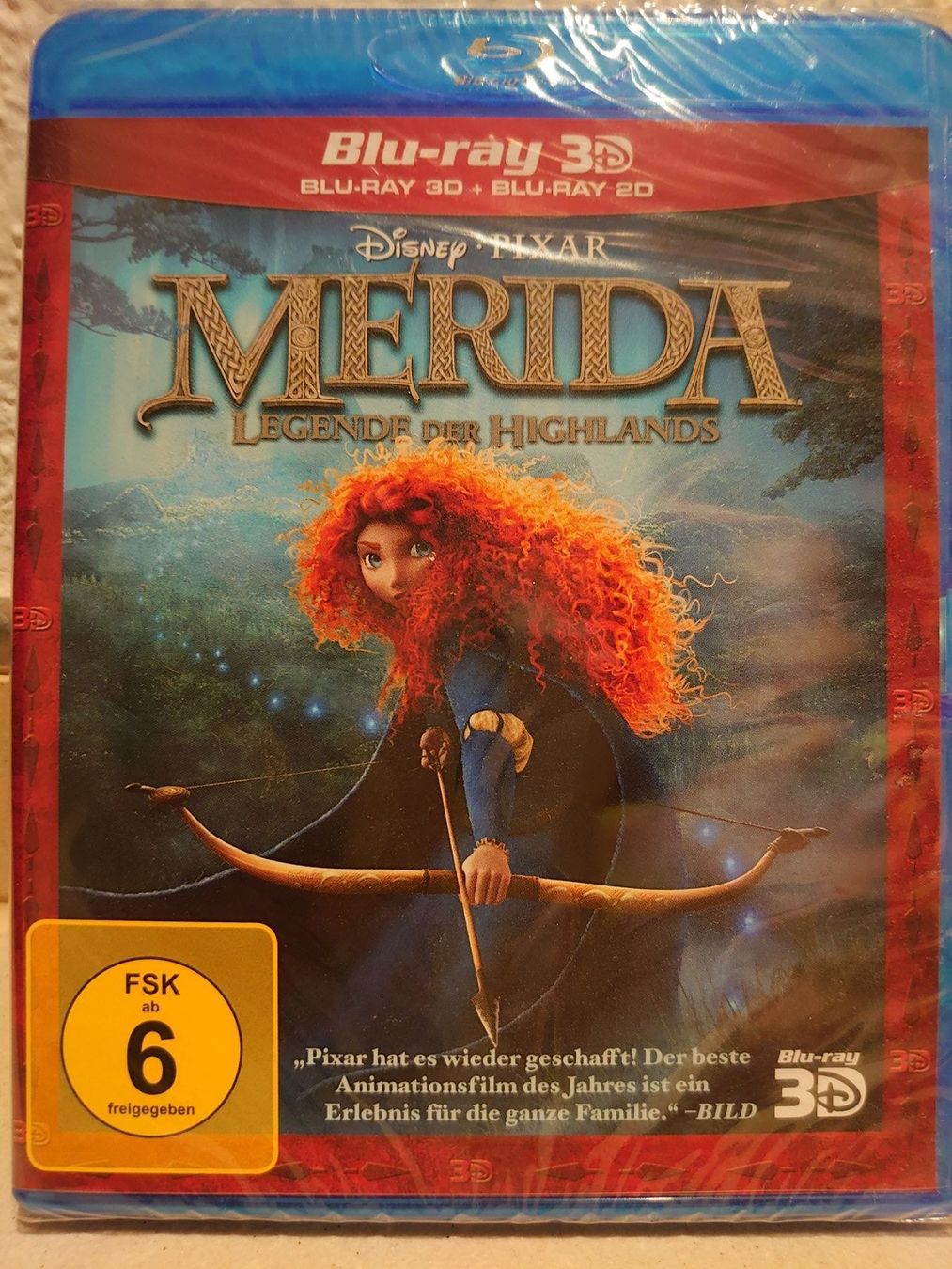 Tutti i DVDs: Disney Pixar - Merida - BD und 3D – Nuovo e nell'imballaggio originale da Eich venduto da uhi-21