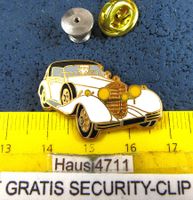 MERCEDES 500K 1934 OLDTIMER AUTO PIN ENAMEL MIT SECURITYCLIP