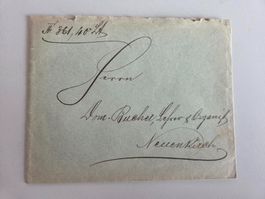 Brief Staatskassa-Verwaltung Luzern 1910 22. Nov.