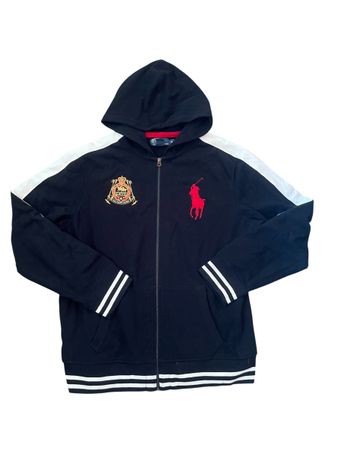 Polo Ralph Lauren veste zippée XL noir - comme neuf!