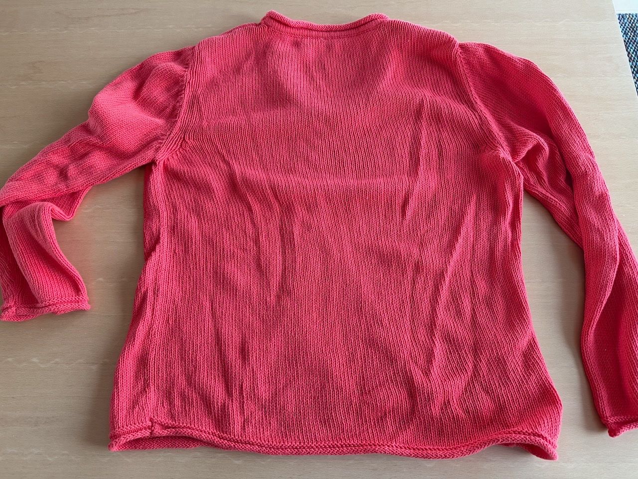 Maglioni & Felpe: Baumwollpullover rot-orange m.Zopfmuster – Usato da Winterthur venduto da ing_pd8f 2