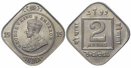 Indien, 2 Annas 1919