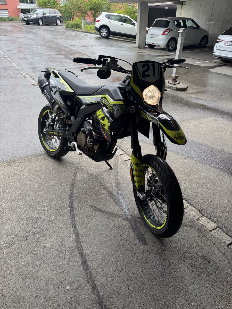 Mondial Strada: Mondial SMX 125 mit GPR Auspuff – Usato da Spiez venduto da Thalwalu