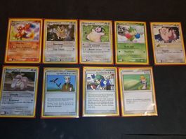 9 cartes Pokémon Diamant et Perle - Merveilles secrètes