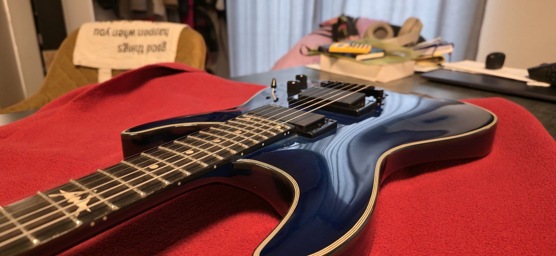 Strumenti musicali: Dean Guitars 450 Blue Flame Top EMG – Usato da Adliswil venduto da ROBIN1_SCHERER 5