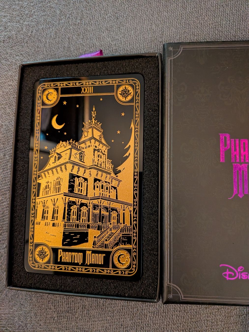 Disney Statuette: Disney carte de tarot Phantom manor – Nuovo e nell'imballaggio originale da Saxon venduto da 2005sylvester 1