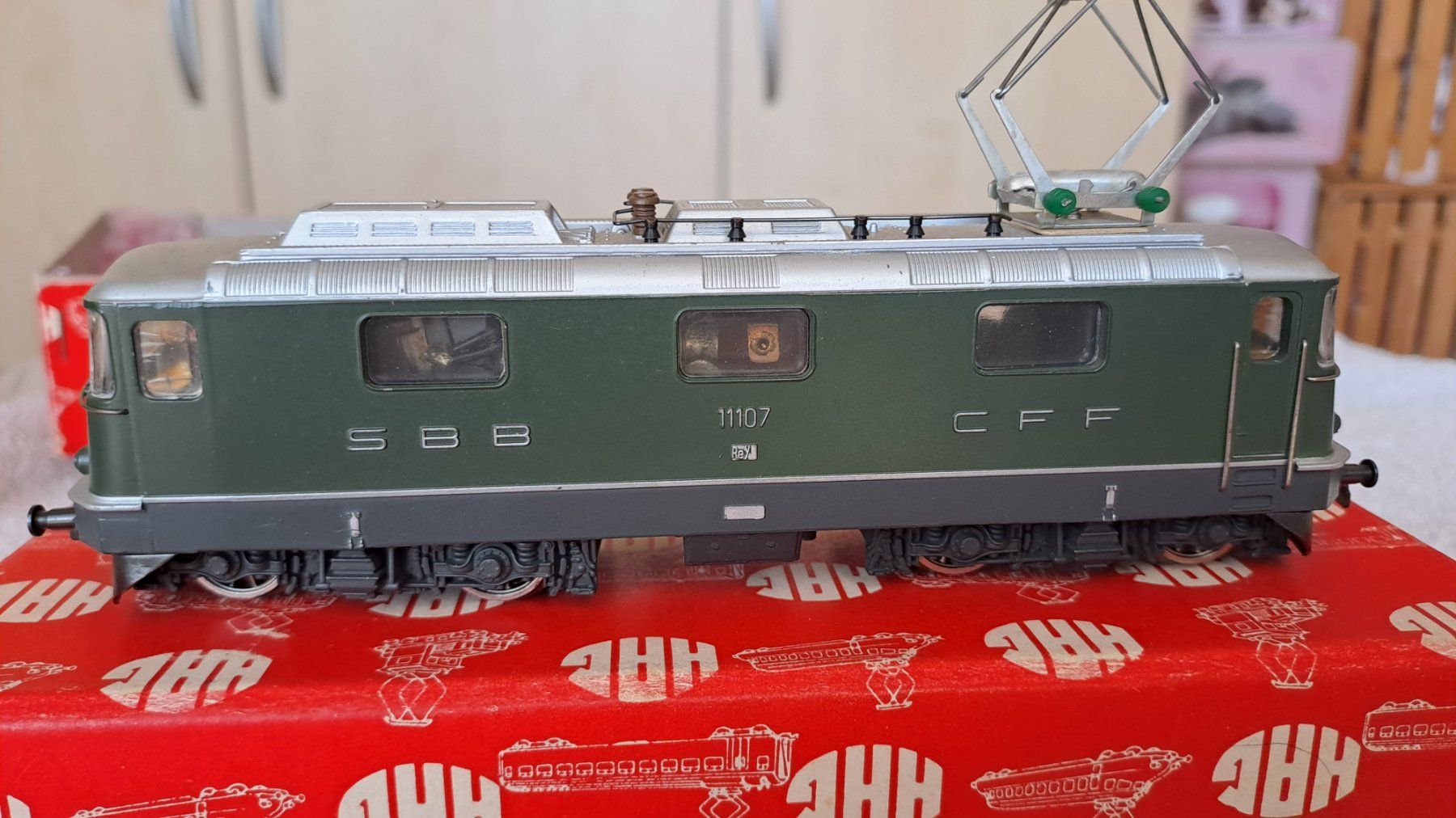 Hag Modellini di ferrovie: HAG SBB E Lok Re 4/4 H0 GL/17 – Usato da Winterthur venduto da Riebeli333 2