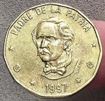 DOMINIKANISCHER REPUBLIK 1 PESO 1997