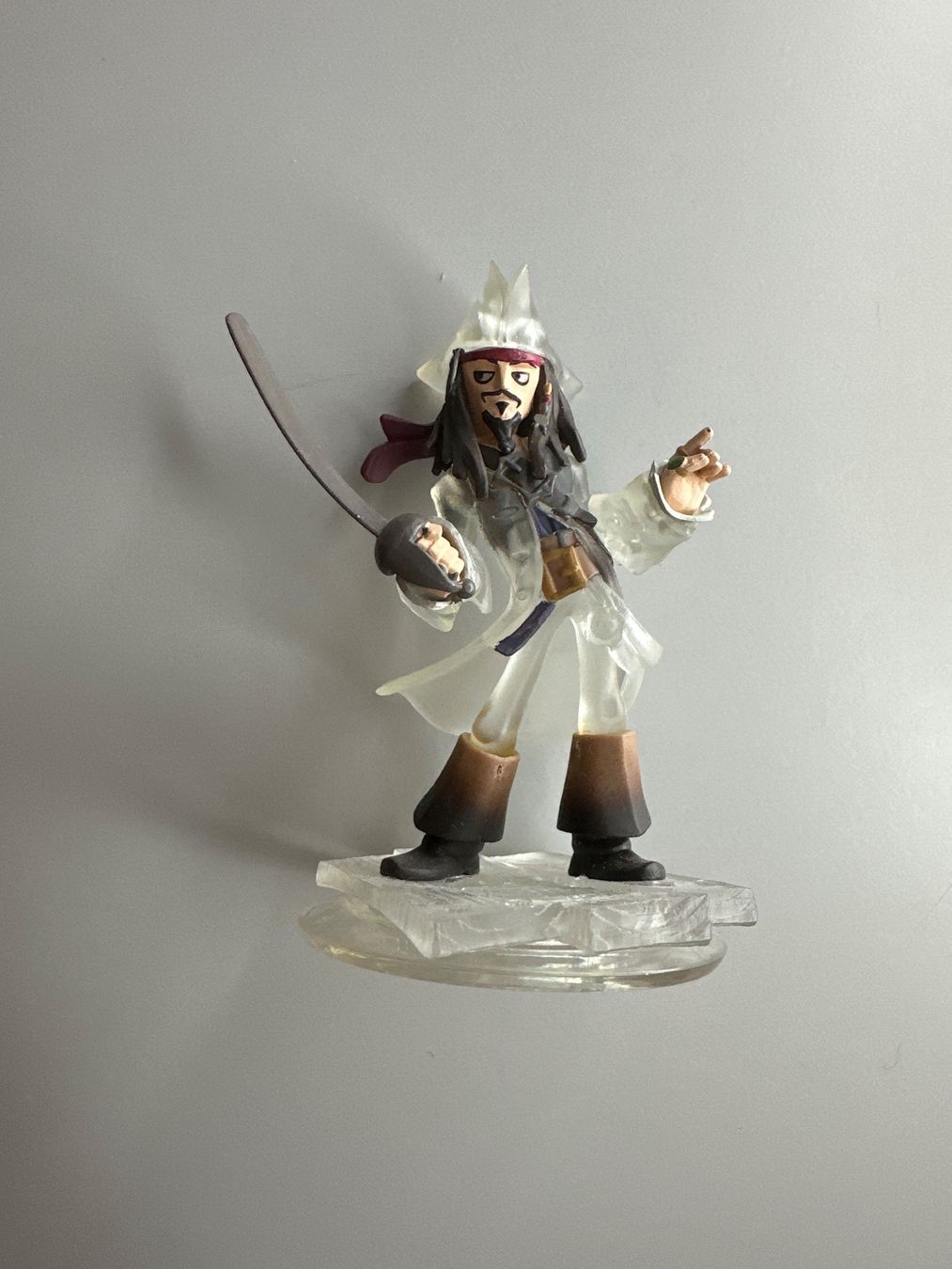 Disney Statuette: Disney Infinity Figur - Kristall Jack Sparrow - Selten – Usato da St.gallen venduto da taduz