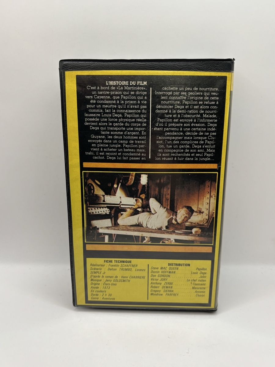 Toutes les VHS: VHS Papillon McQueen Hoffman – D'occasion à Genève par sho_67qj 2