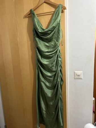 Abercrombie & Fitch Green draped dress S New