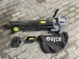 Laubblaeser Ayce mit Akku und Ladegeraet akzeptabel