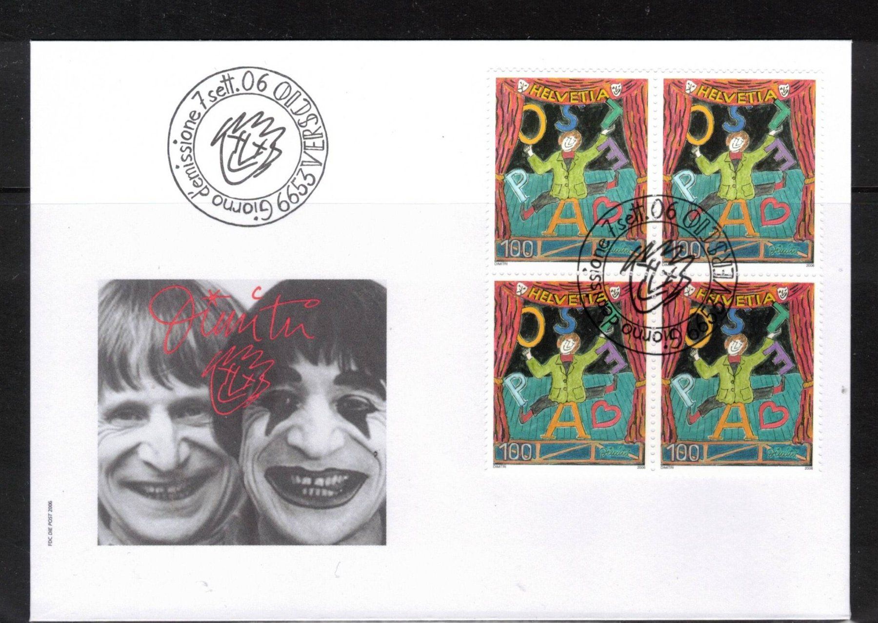 Tous les timbres: 2006  FDC 4er Dimitri    aus ABO – D'occasion à Rheinau par loxis