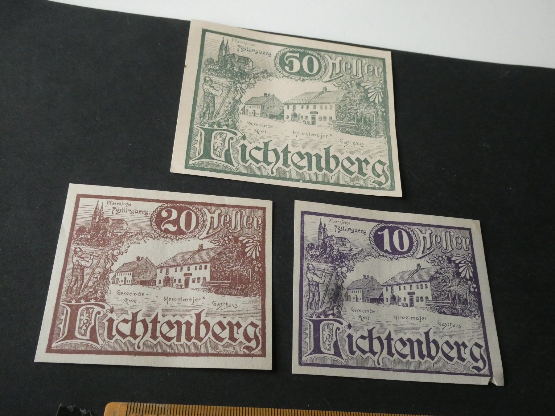 Banconote: Oesterreich, Lichtenberg - Notgeldscheine – Usato da Hinterforst venduto da Rohusri