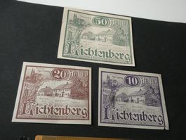 Oesterreich, Lichtenberg - Notgeldscheine