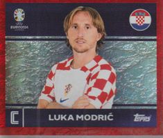 EURO 2024 Topps sticker Foil red LUKA MODRIC CRO 2