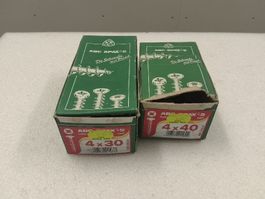 ABC Spax Schrauben 4x30 und 4x40, Restposten!
