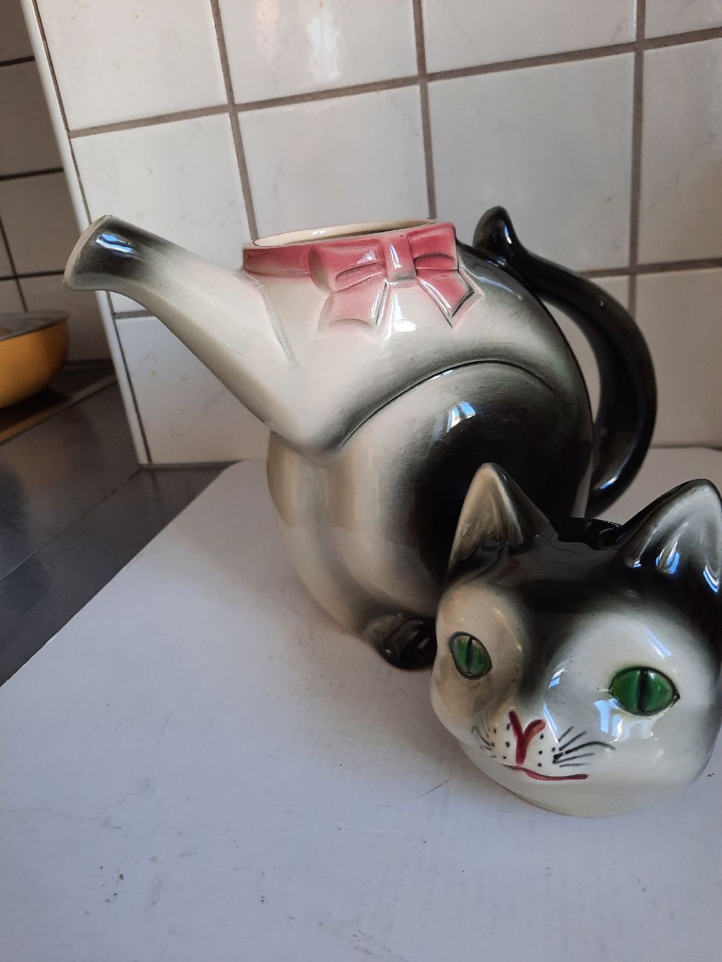 Théières: Ancienne THÉIÈRE-CHAT. Made in GERMANY – D'occasion à Le Locle par marylise01 2