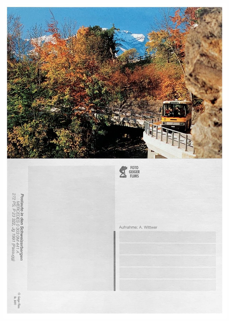 Cartoline postali: Passugg Churwalden Schanfigg Postauto Mercedes O303 P 23322 – Nuovo (secondo la descrizione) da Bern venduto da AWiBe