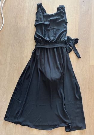 H&M Mama festliches Kleid in schwarz Gr M, lang