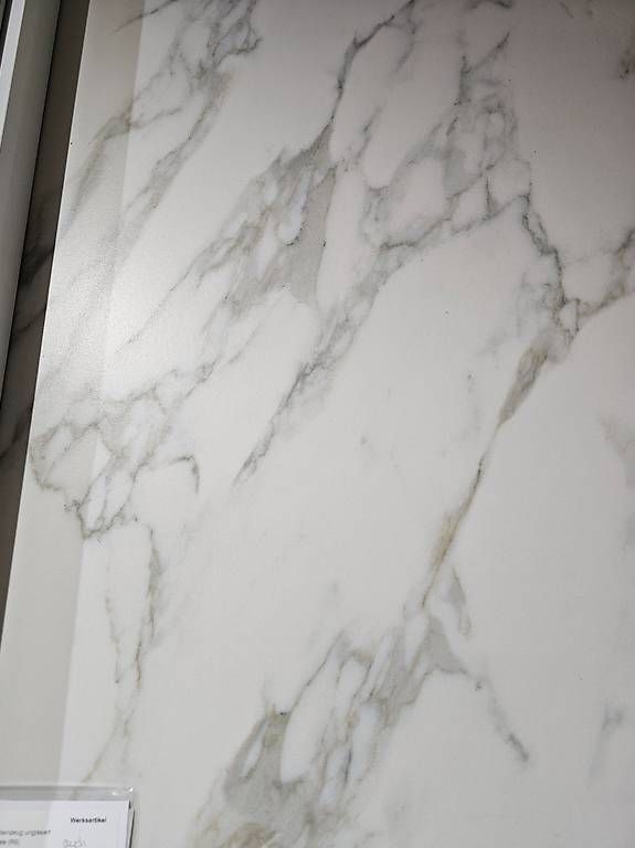 Piatti di portata: grosse Feinsteinzeugplatte 120x280 Marmor Optik matt creme – Nuovo (secondo la descrizione) da Bennau venduto da Conner1 2