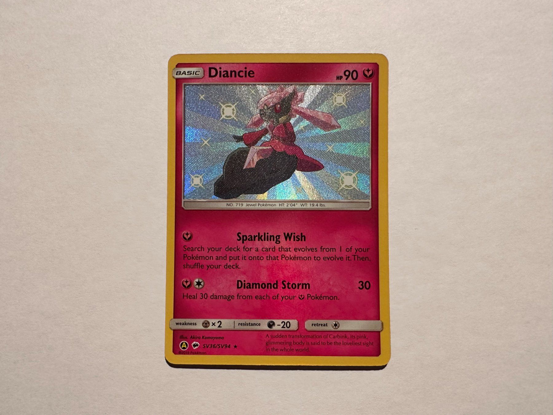 Pokémon Carte collezionabili: Diancie Shiny Hidden Fates EN – Usato da Hagendorn venduto da Pokecollectorch 1