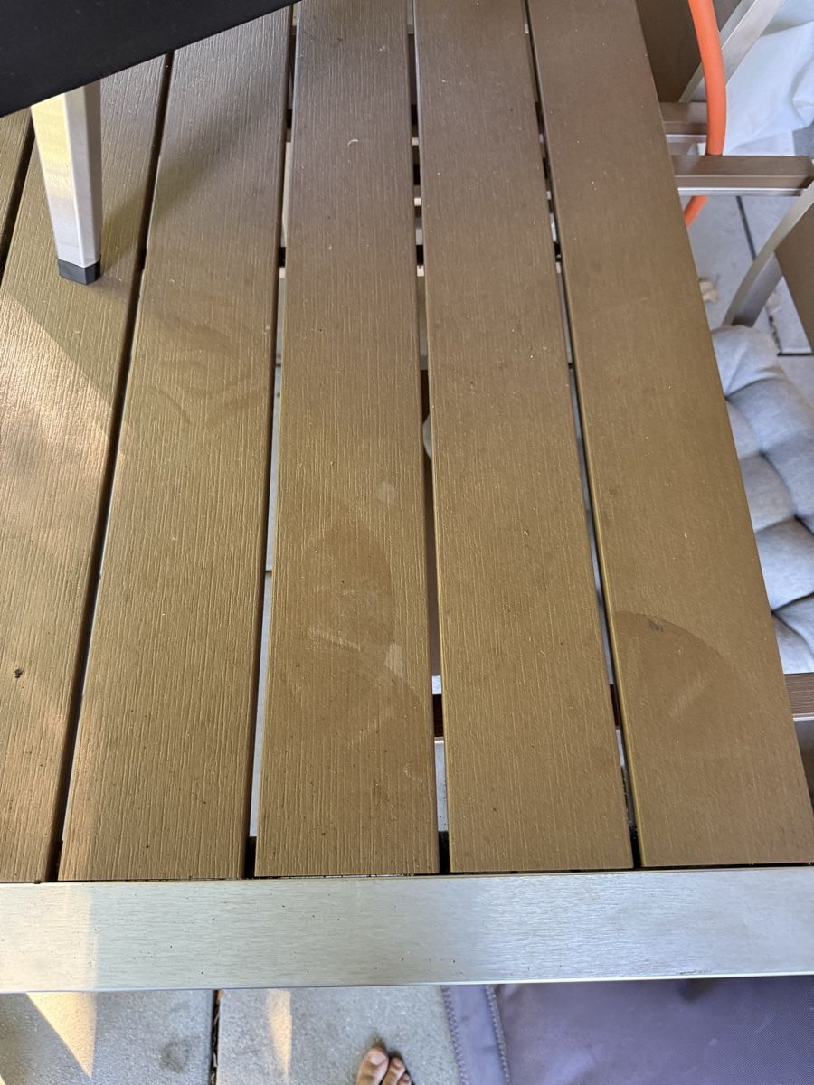 Beliani Tischset: Outdoor dining set with table and six chairs, modern design – Gebraucht aus Zürich von jer_92rr 1