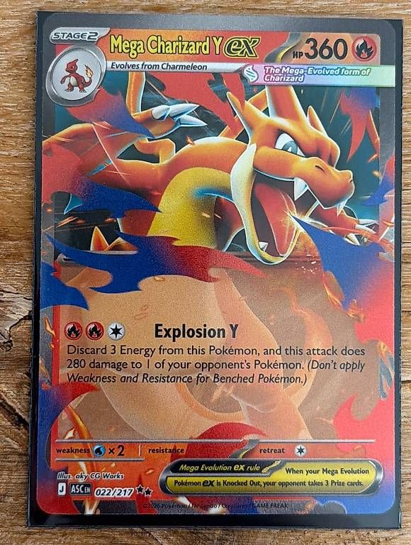 Sammelbilder & Trading cards: Mega Charizard Y ex  ASC 022/217 | Pokémon TCG – Gebraucht aus Dübendorf von CollectiQz