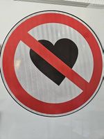 magnetisches (Strassen) Schild 