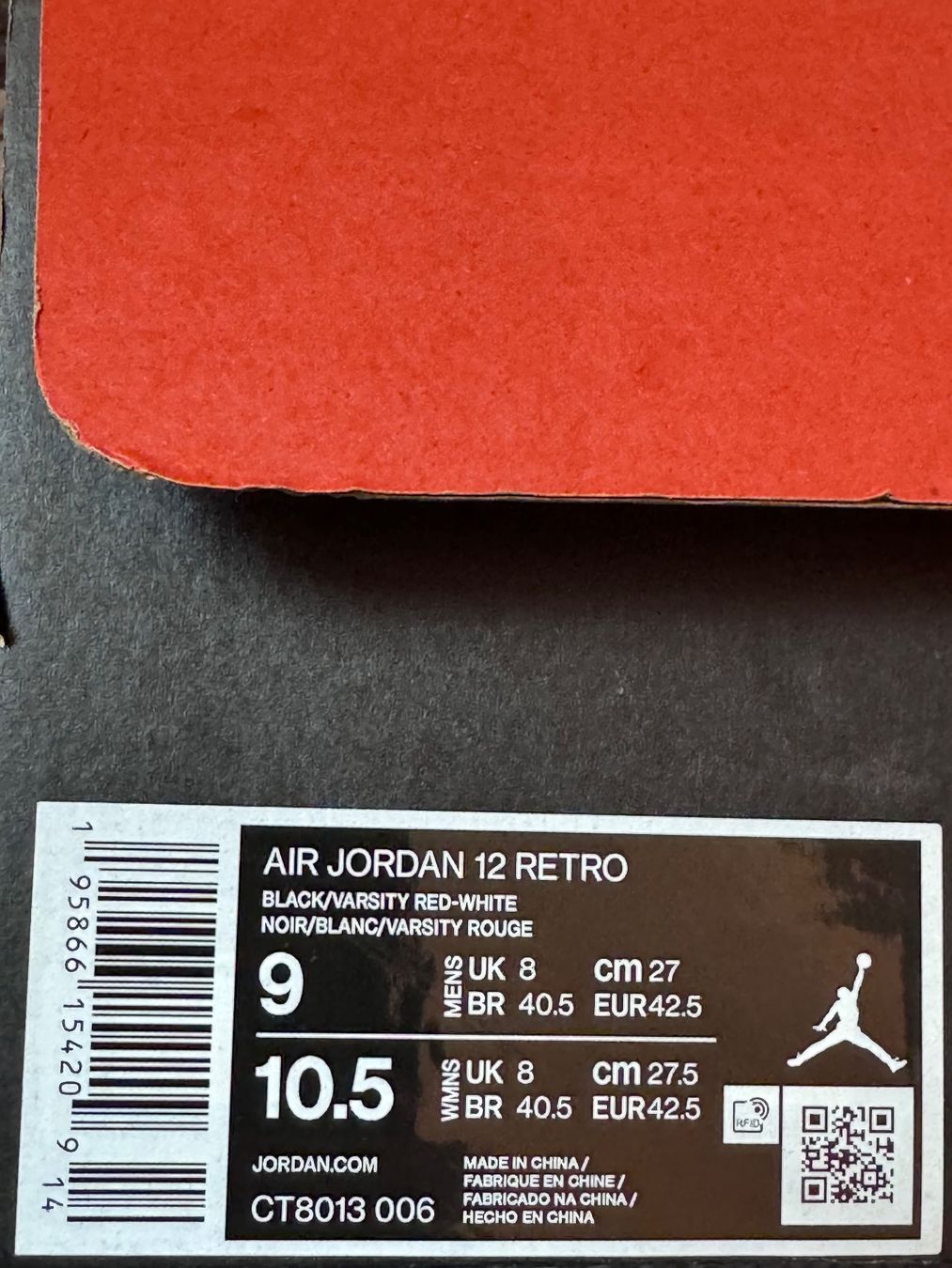 Jordan Scarpe da uomo: Jordan 12 retro playoffs Taille 42.5 – Nuovo e nell'imballaggio originale da Les Avanchets venduto da Oro_Rog 1