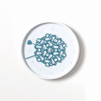 Tangle Uhr Tetra Blau Glas Plastik