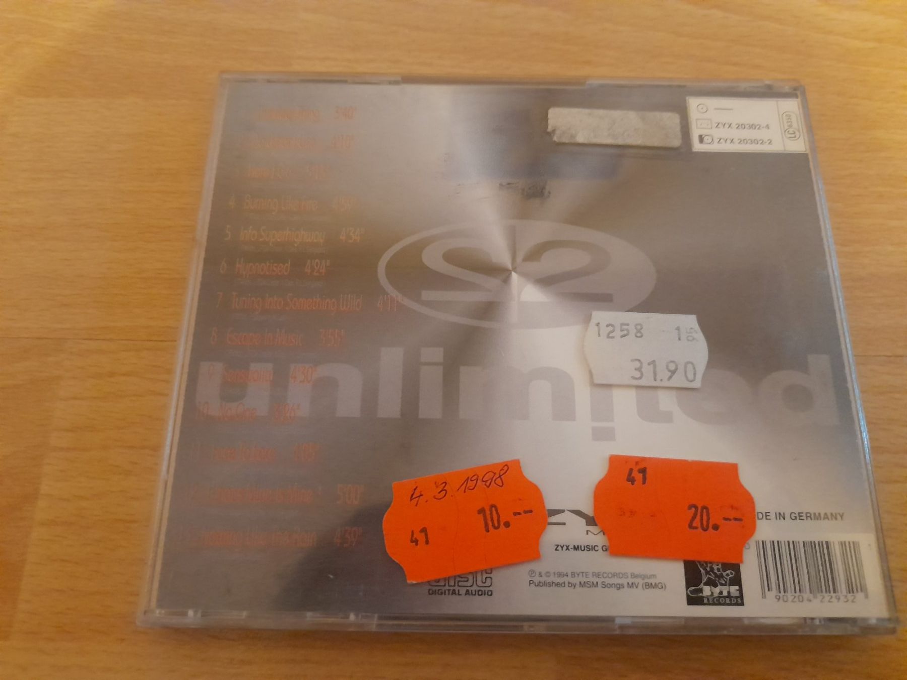CDs: CD 2 Unlimited - Real Things – Gebraucht aus Lustmühle von chevi03 2