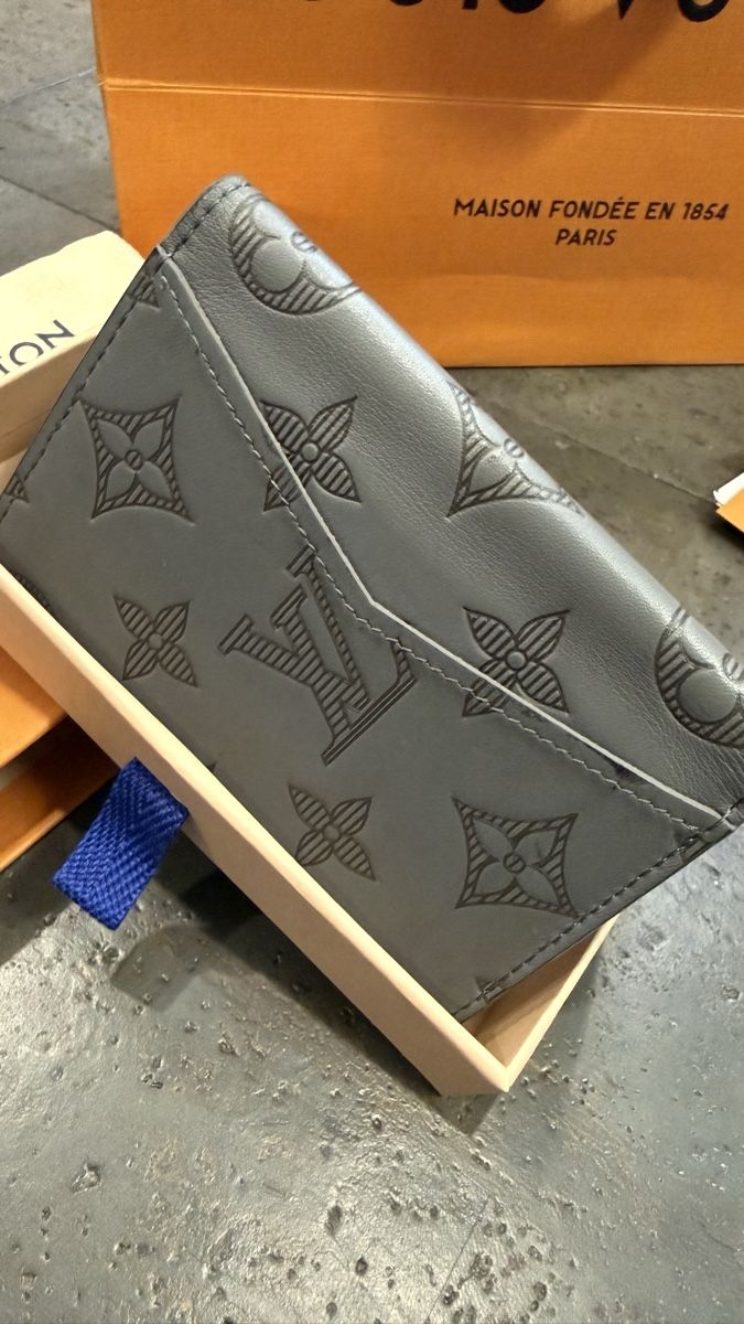 Louis Vuitton Portafogli: Original Louis Vuitton LV Taschenorganizer New Shadow Grau – Usato da Grub SG venduto da Crispin1990 1