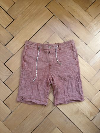 ZARA - Shorts rot-weiss S