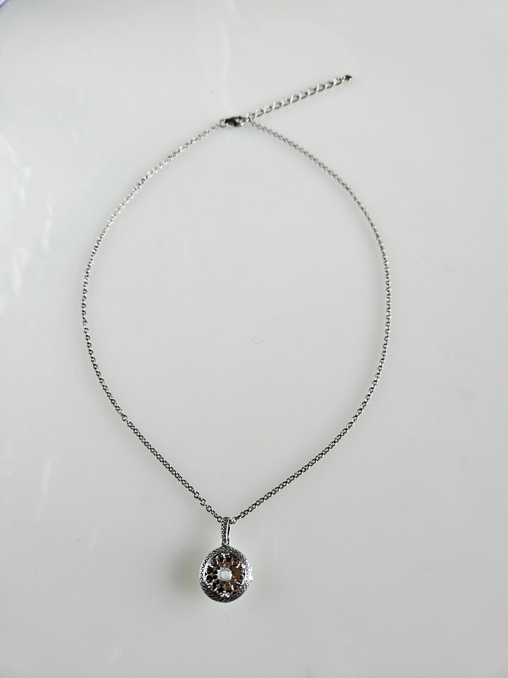 Catenine: Silber Kette mit aufklappbarem Anhänger – Nuovo (secondo la descrizione) da Winterthur venduto da ste_tcx5 2